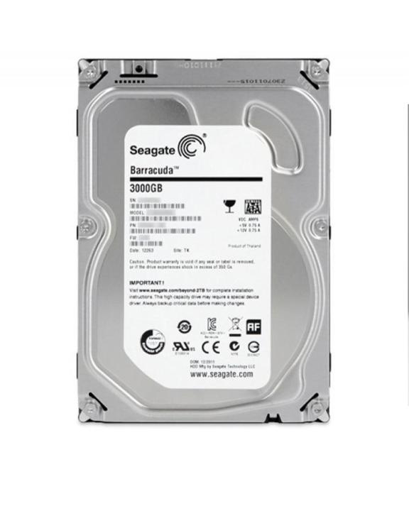 Seagate 3TB 7200rpm SATA Internal Hard Drive - Silver