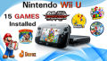 Nintendo Wii U with Gamepad and 15 Games - Black. 