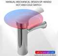 Bathroom Basin Tap Mixer Basin Faucet Chrome Plated Single Handle. 