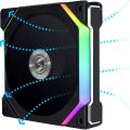 Lian Li Uni Fan SL120 V2 RGB Reverse Blade Daisy-Chain Fan - Black - RSL120V2-1B | x1 120mm. 