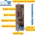 Bass Tone Mid Treble Stereo Board Volume Control. 