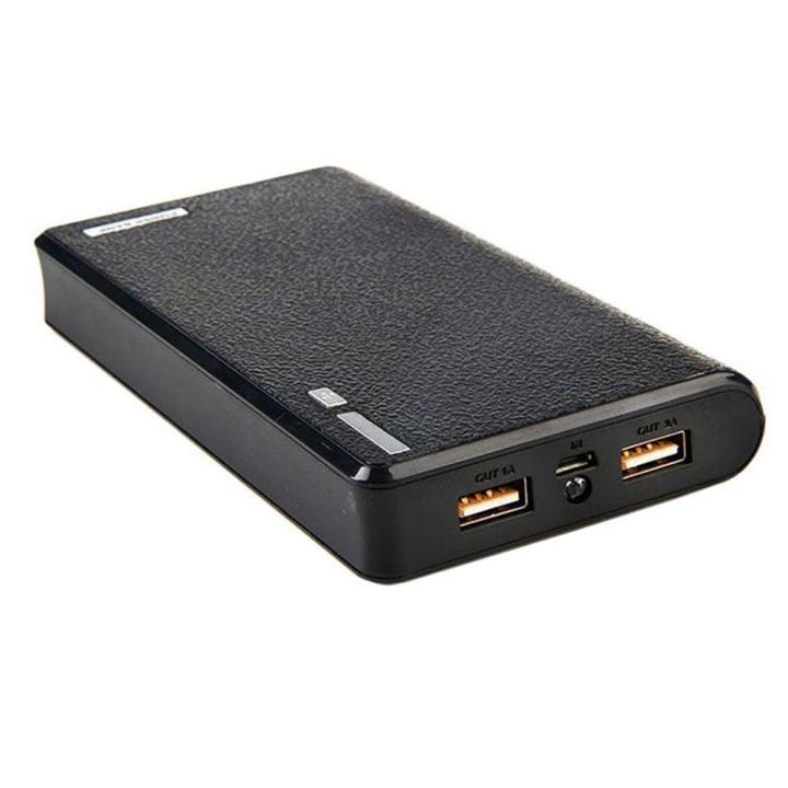 Power Bank Case Battery Charger Portable 4X18650 Dual USB Output Without Battery Outdoor DIY Kit Smart Phone LED Flashlight