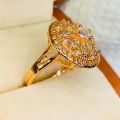 girls and women 22k gold plated RP casting finger ring. 