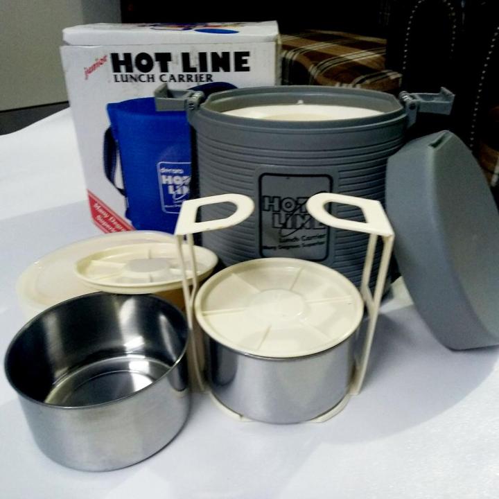 Hotline%202%20Layer%20Insulated%20Travel%20Lunch%20Box%20with%20Raita%20and%20Salad%20Box,%20Keeps%20Food%20Hot,%20Ideal%20for%20Office%20and%20Travel%20-%20Image%205