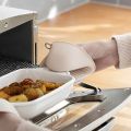 Microwave Oven Gloves Mitts Anti-slip Cooking Pots For Baking Fingerless Mittens BBQ Anti-scalding Pot Gloves Kitchen Oven Mitts. 