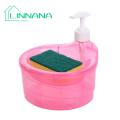 Soap Dispenser for Kitchen Convenient Soap Dispenser with Sponge Holder No Dripping Large Capacity Home Supplies Dish Soap Dispenser. 