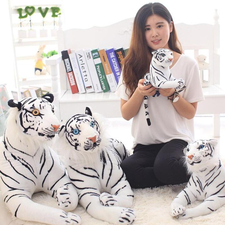 White Tiger Stuffed Toys For Kids Boys and Girls - Stuff Plush Toy Small / Large size Birthday and Party Gift