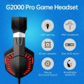 PYTHON-FLY Gaming Headset, Gaming Headphone with 7.1 Surround Sound Stereo, Xbox One Headset with Noise Canceling Mic & LED Light, Compatible with PC, PS4, PS5, Nintendo Switch. 