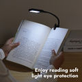 Desk Lamp Three-Level Brightness Reading Compcat Clip Lamp. 