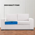 JC Buckman Chill Zone Plus Three Seater Sofa & Chaise Seat with Storage Acacia Wood Finest Imported Fabric European Design Grand Sized with 2 Years Warranty. 