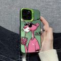 Pink Panther compatible with Apple 17 Pro Max phone case, stylish energetic case for iPhone 16, ins 15/14, European and American 13. 