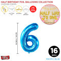 Kids Half Birthday Party Customize Foil Balloons Letters For Decoration Birth Day Parties Decor Supplies Chrome Aluminum Balloon Set Helium & Letter Baloon Decorate Room Walls, Garden, Celebration Place Celebrate 6 Months Children Boy & Girl : Ak39hf9g. 