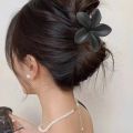 3 Piece Flower Claw Clips Catchers Elegant Large Floral Flower Design for Women & Girls – Claw Clips for Girl | Colorful Floral Hair Accessories for Thick & Thin Hair Frosted Finish– Stylish Trendy Hair Clips (1, 3, or 6 Pack). 