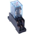 220/240V AC C DPDT Relay MY2NJ 8 Pin w Socket Base. 