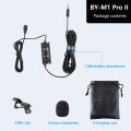 3 Years Warranty - BY-M1 Pro Ⅱ  Universal Lavalier Microphone For Laptop Camera Computer Mobile. 