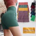 【Happytree】 Push Up Yoga Shorts High Waist Seamless Leggings Gym Tights Workout Shorts Fitness Running Yoga Pants Fitness Sports Leggings. 