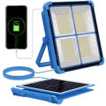 UXI 100-Watt Multifunctional Rechargeable LED Solar Flood Light With Removable Solar Plate. 