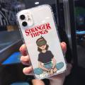 Fashion tv Strange Things coque Phone Case Transparent soft For iphone 5 5s 5c se 6 6s 7 8 11 12 plus mini x xs xr pro max. 