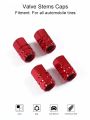 4Pcs Car Wheel Caps Valve Stem Cap Tyre Tire Covers with 7 Color for BMW Bicycle Automobiles Motorcycles Auto Accessories Tool. 