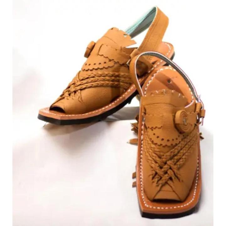 Quetta Chappal – Sandal for Men - Handmade Sandals – Branded Shoes for Men – Camel