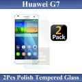 2Pcs Huawei G7 Tempered Glass Screen Protector Premium High Quality Polish Glass. 