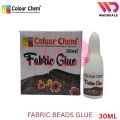 Colour Chem Fabric Glue 30ml: Fast-Setting, Permanent Bond for Fabric and Embellishments Crystal Clear Fabric Glue: Waterproof Adhesive for Versatile Applications. 