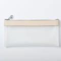 Sleek Stationery Box Slim Pencil Pouch Clear Pencil Case Large Capacity Pencil Case Transparent Pencil Bag. 
