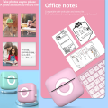 Fun Print C13 Portable Mini Printer Stickers Label Thermal Photo Labeller Printing Maker Self-adhesive Colors Transparent Papers Absurd Zon. 