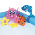 Bestway Kids Play Fantastic Aquarium Play Pool Inflatable Pool Summer Pool Fancy Pool 7.8Ft Air Pool Summer Season Party Pools 53052. 
