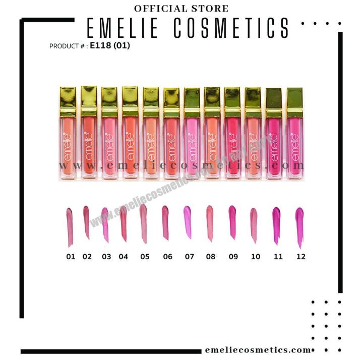 Emelie Matte Lip Gloss Set A