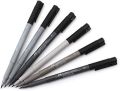 Faber-Castell Pitt Artist Brush Pen Set, Shadow, Grey Set of 6 Pens. 