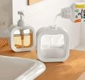 Clear Soap Dispenser with Pump, 16.9OZ/500ML Plastic Hand Soap Dispenser, Refillable Dish Soap Dispenser Pump Bottle for Kitchen Sink, Bathroom Countertop. 