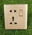 XP SWITCHES & SOCKETS (LIGHT PLUG MULTI-FUNCTION) BOARD GOLD SERIES CHINA SHEET. 