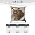 Floppa Cute Meme Cushion Cover 40x40 Home Decor Dakimakura Funny Caracal Cat Throw Pillow Case for Living Room Housse De Coussin. 