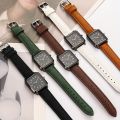 Square Minimalist Watch College Style Quartz Watches Vintage Elegant Thin Synthetic Leather Strap Wrist Watch. 