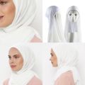 KK Hijab | Instant Hijab Scarf One Piece Chiffon Hijab with Inner Cap Premium Quality. 