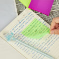 Color Transparency Sticky Note Pads Waterproof Self-Adhesive Memo Notepad. 