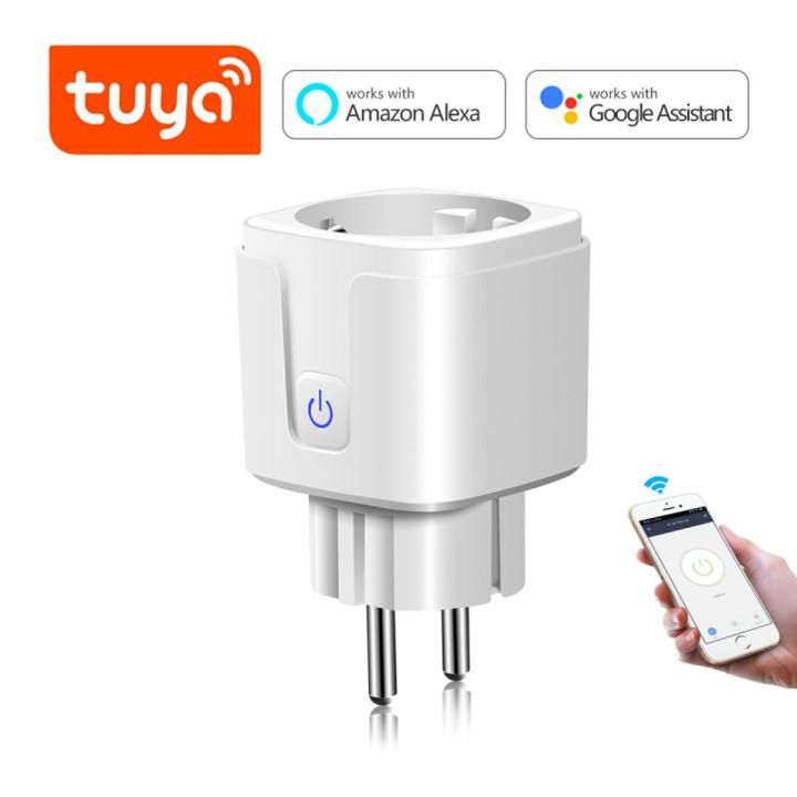 Tuya/smart Life Smart WiFi EU Smart WiFi Plug Can Set Schedules And Voice Control/no Need Hub Required Can Save Energy Use And Electricity Bills