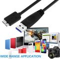 High Speed USB 3.0 Cable A to Micro B for Portable External Hard Drives. 