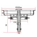 Stainless Steel Square Sink Strainer Plug Kitchen Sink Drain Mesh Stopper Basket Strainer Waste Plug Kitchen Appliances. 