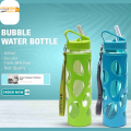 Water bottle with ice cube compartment 650 ml. 