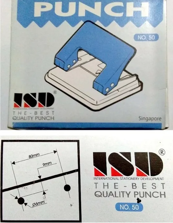 Blue%20ISD%20Medium%20Size%202%20Two%20Hole%20Punch%20%7B20%20sheets%20capacity%7D%20Singapore%20-%20Image%203