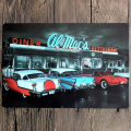 【Top mobile】Retro Metal Sign Poster Car Wall Art Plaque Pub Bar Decor. 
