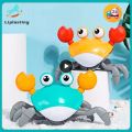 Interactive Crab Toy For Baby Crawling Crab Creative Techno Escape Electronic Toys Animal Pet Runaway Musical Toddler Gifts Moonlight. 