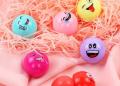 Smiley Emoji Fruity Flavor Hydrating & Moisturizing Lip Balm - 2PCS. 
