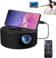 ROTUNDITY Mini LED Projector Home Portable Projector HD Wirecast Projection Device Optical Len 320180 LCD Display with Wire Mirroring Function ORIGINAL UK ZONE. 