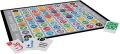 Numbers Math Learning Sequence Board Game with Playing Cardss and Chips for Kids. 