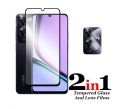 for OPPO Realme Note 60 2 in 1 Camera Lens Protector and Full Coverage Tempered Glass Screen Protector. 