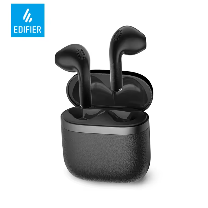 Edifier W200T True Wireless Bluetooth 5.4 Earphones Semi-in-Ear Headphones TWS Bluetooth Earbuds with 32H Battery Life - Edifier Earbuds -