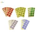 250Pcs/25 Sheets Splatter paper target High Visibility for Bow Outdoor. 